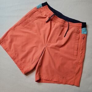 Bird Dogs Mens Size M Compression Lined Athletic Shorts 7" Inseam Pink